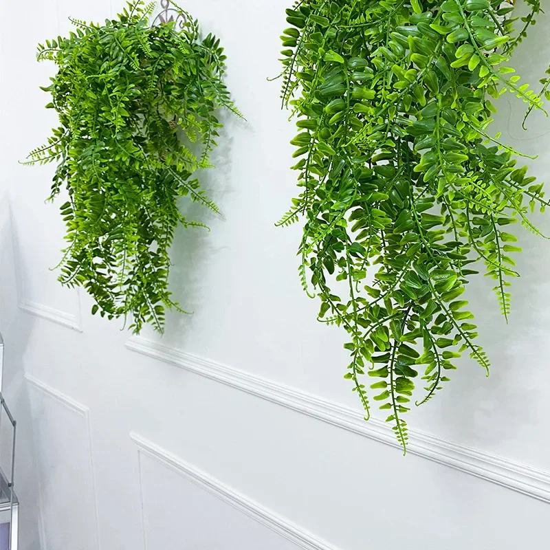 Rattan Plant Basket - Cây giả treo trang trí 32