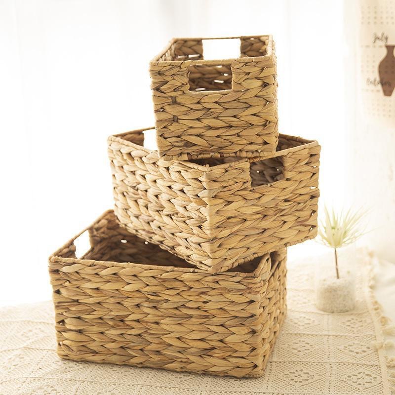 Handmade Woven Storage Basket  - đánh giá và giá Rattan Plant Basket