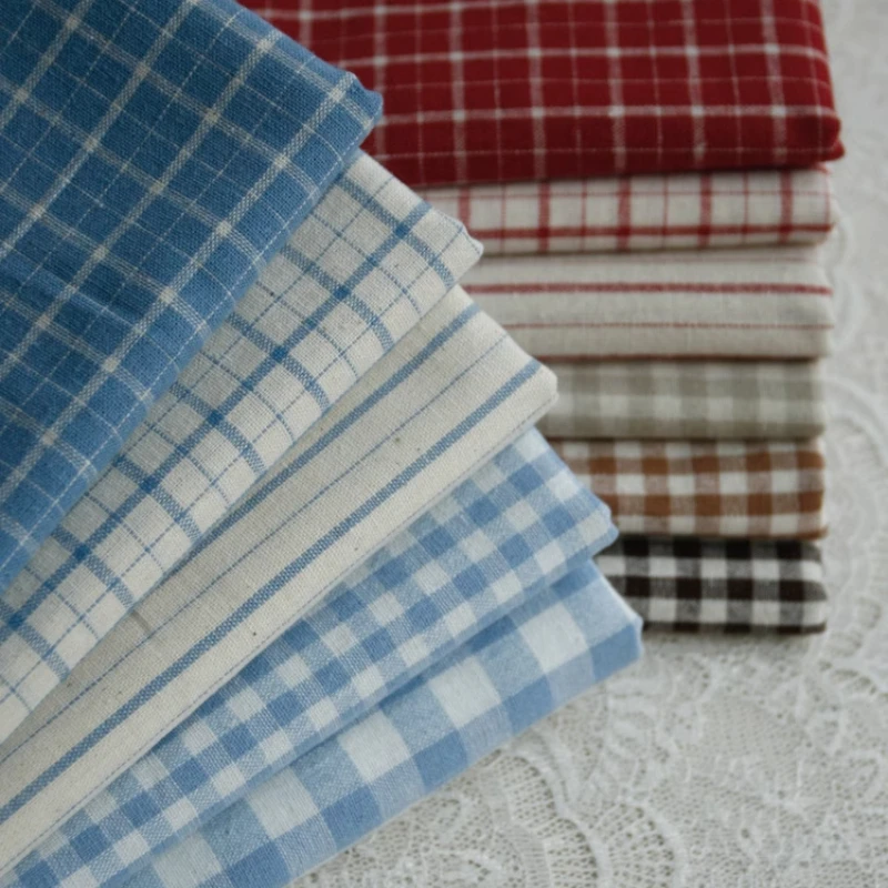 Vải cotton dệt họa tiết kẻ sọc - đánh giá và giá Linen Table Runner