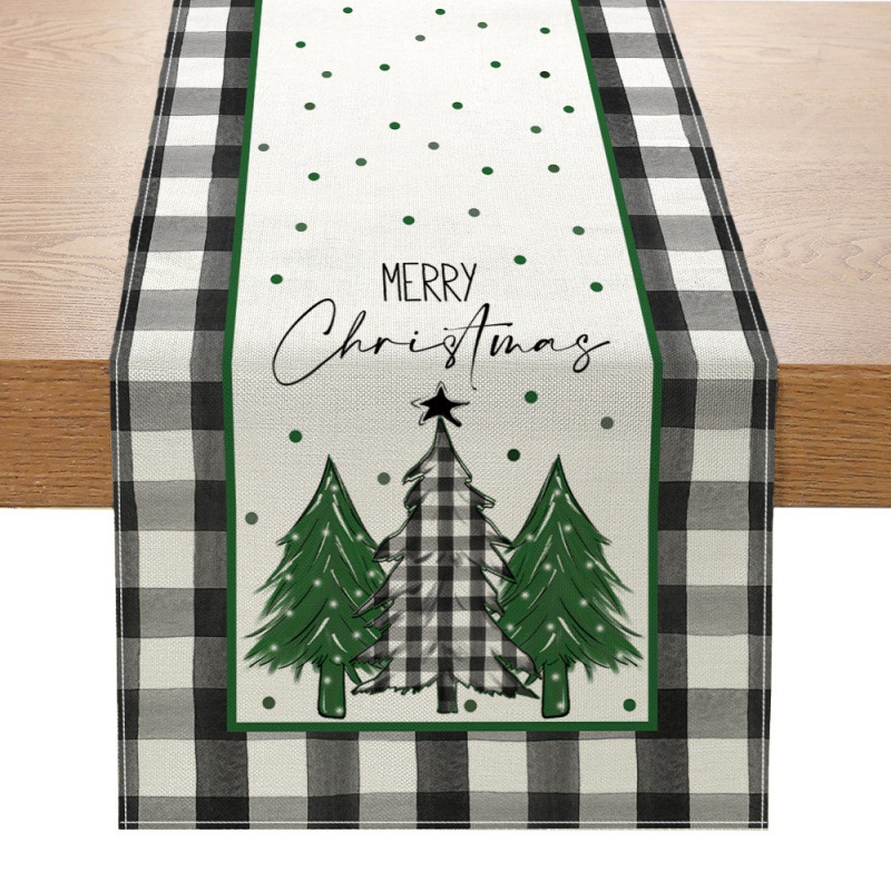 Christmas Table Runner New Xma - đánh giá và giá Linen Table Runner