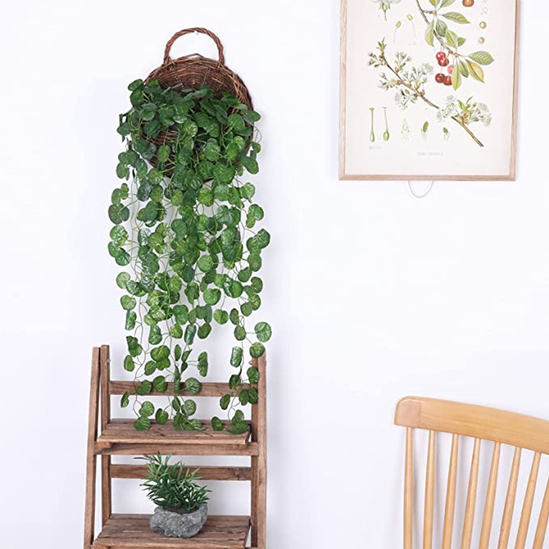 Giỏ mây nhân tạo, dây leo giả, - đánh giá và giá Rattan Plant Basket