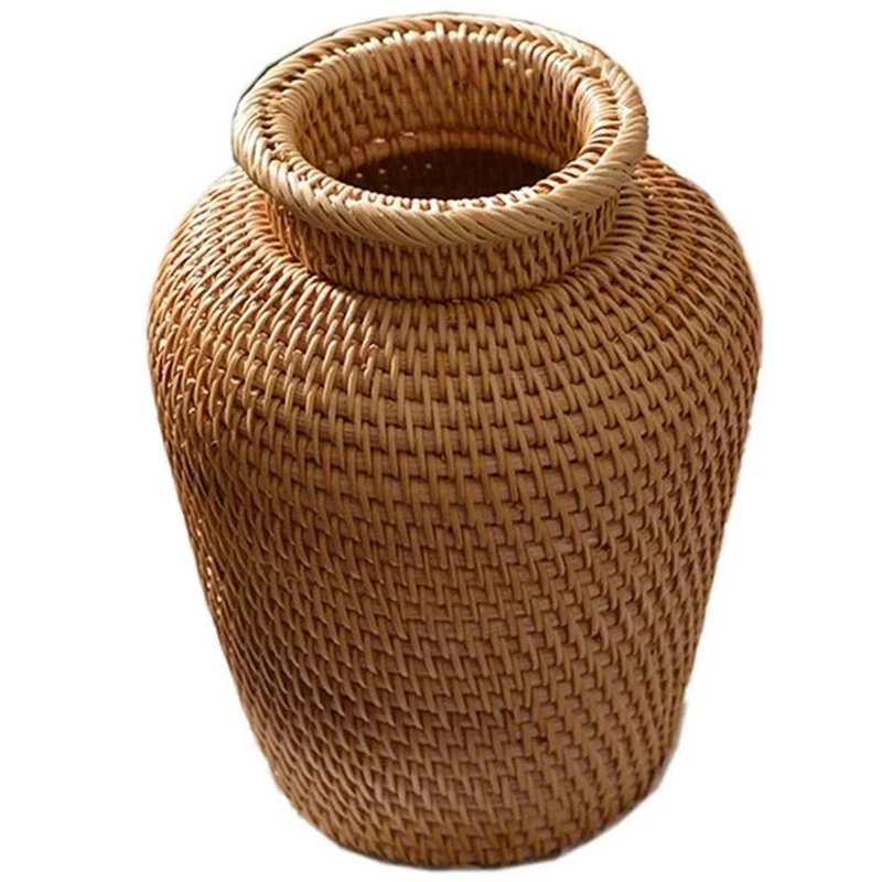 Wicker Basket Rattan Hanging F - đánh giá và giá Rattan Plant Basket
