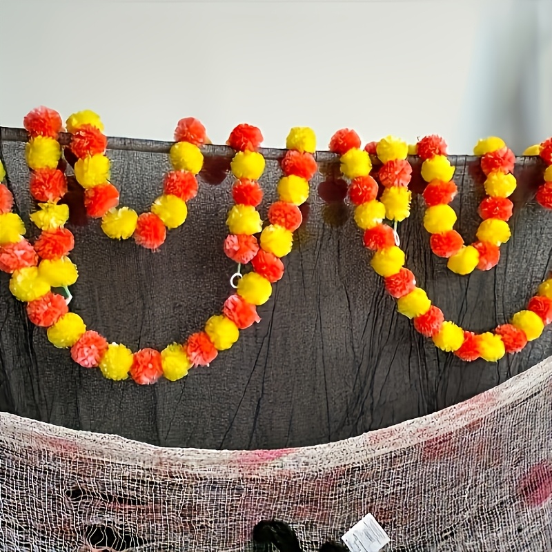 1pcs Marigold Garland for Deco - đánh giá và giá Home Decor Indonesia