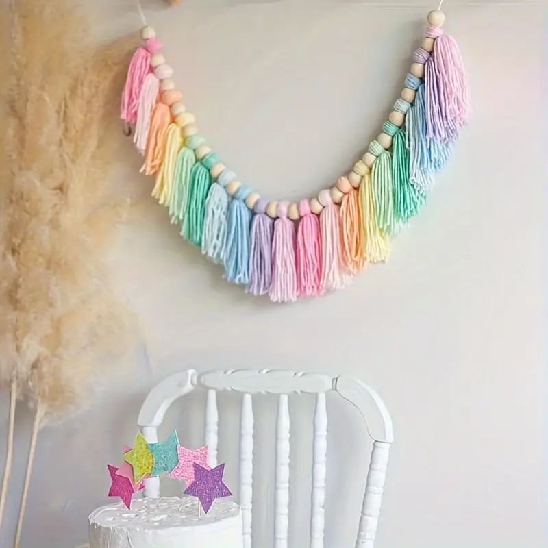 1pc Boho Colorful Rainbow Tass - đánh giá và giá Home Decor Y2K