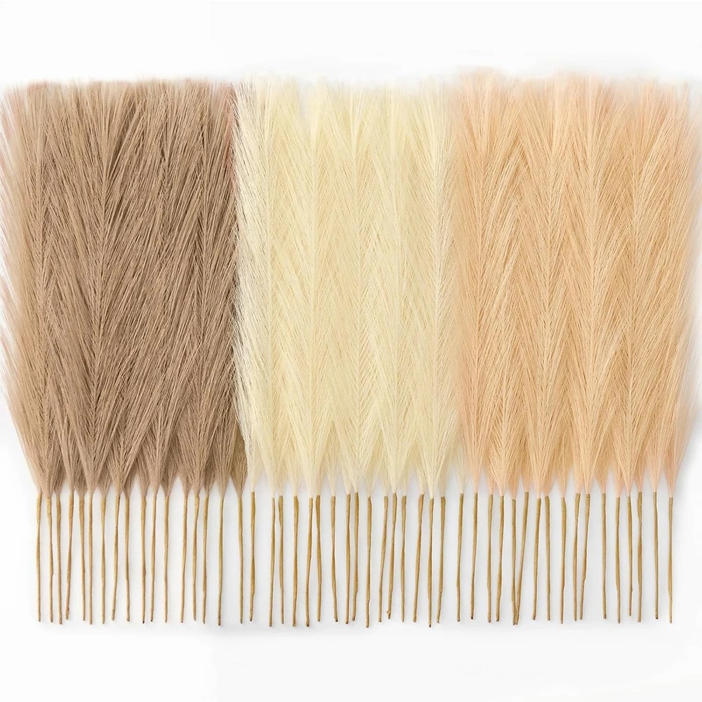 15Pcs Pampas Grass Realistic A - đánh giá và giá Pampas Grass Decor
