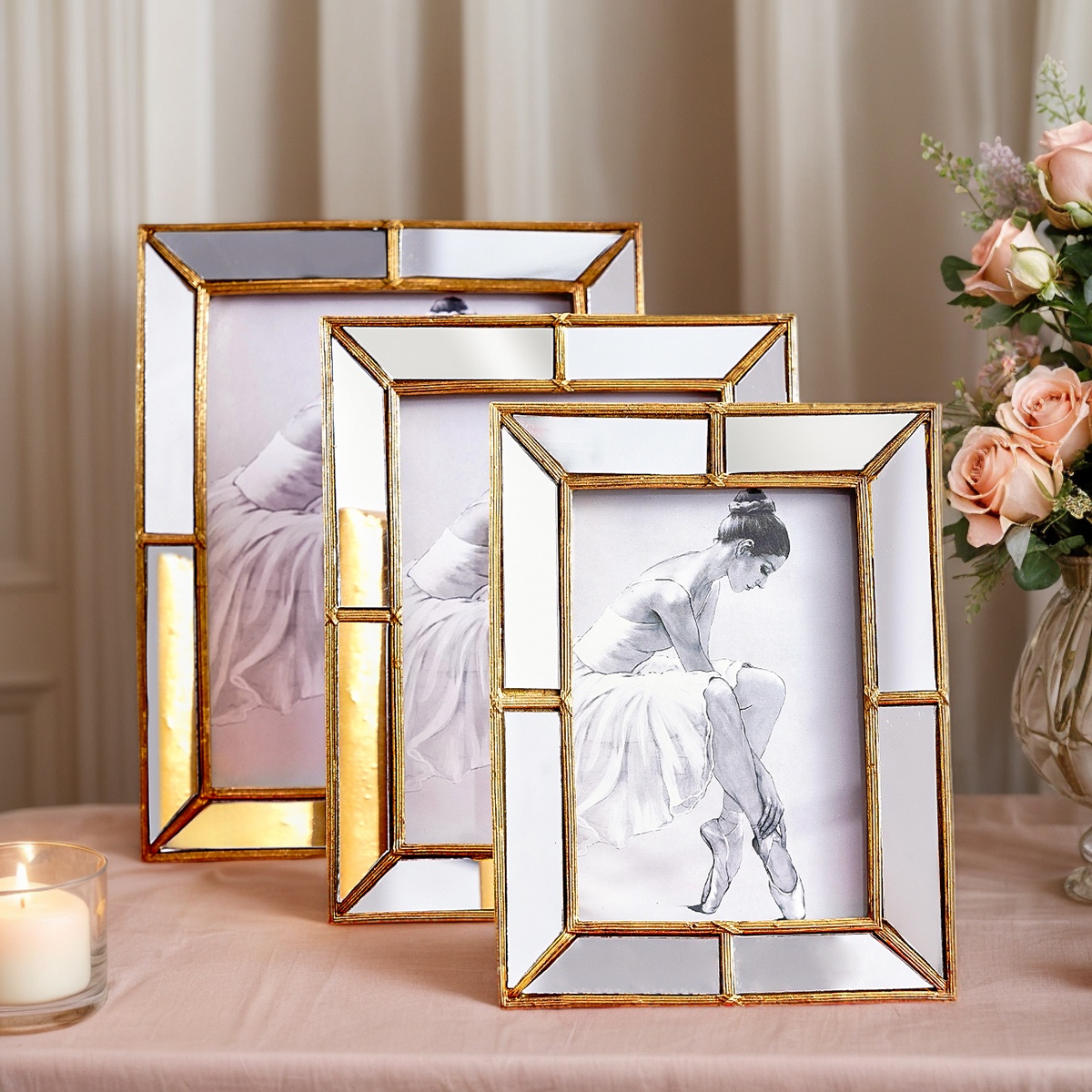 1PC, A Photo Frame with a Simp - đánh giá và giá Bamboo Photo Frame