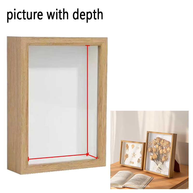 Khung ảnh gỗ 3D, độ dày 3cm, l - đánh giá và giá Bamboo Photo Frame